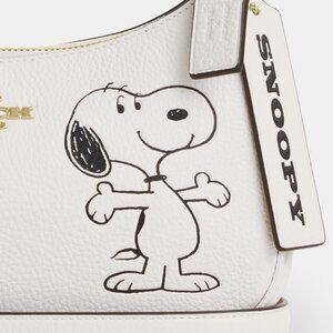 Coach X Peanuts Teri Shoulder Bag With Snoopy